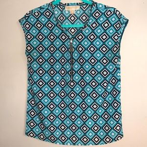 Michael Kors Retro Print Top